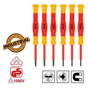 Ingco Set de 6 Tournevis de Precision Ingco au Maroc [hkipsd0601]