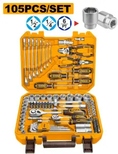 INGCO COFFRET D'OUTILS DE 105 PIECES INGCO AU MAROC [HKTHP51058]