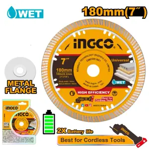 INGCO DISQUE DIAMANTE ULTRAFIN 180MM AU MAROC [DMD061801]