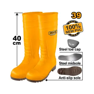 INGCO BOTTES PVC INGCO TAILLE 45 AU MAROC [SSH092S1P.45]