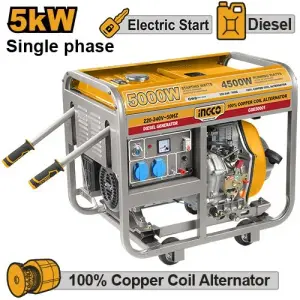 INGCO GENERATEUR DIESEL 5KW AU MAROC [GDE50001]