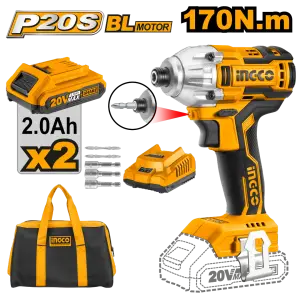 INGCO VISSEUSE A CHOC 20V 2BATTERIES AU MAROC [CIRLI2002]