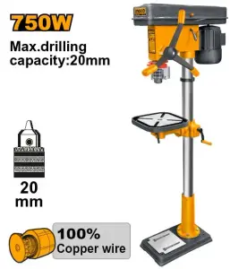 INGCO PERCEUSE SUR COLONNE 20MM 750W AU MAROC [DP207502]