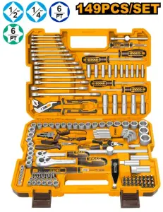 Ingco Jeu D'outils Combines de 149 Pcs au Maroc [hkthp51498] Default