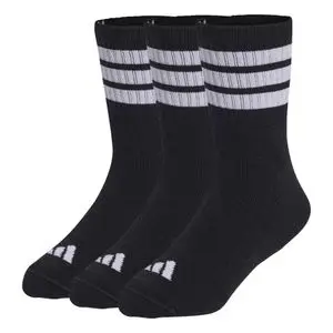 ADIDAS Lot De 3 Paires De Chaussettes Rembourrées 3 Bandes Enfants - KD1719 - Noir