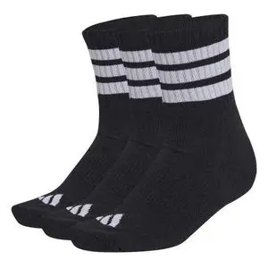 ADIDAS Chaussettes – Mi-montantes Sportswear Rembourrées 3 Bandes (3 Paires) - KC9617 - Noir
