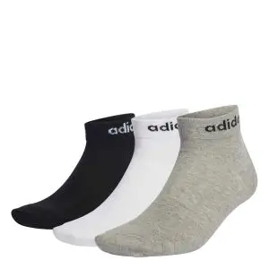 ADIDAS Socquettes Think Linear (3 paires) - IC1306 - Gris