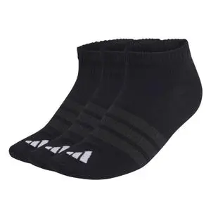 ADIDAS Chaussettes Basses Thin&amp;Light Essentials (3 Paires) - KC9628 - Noir.