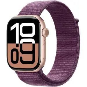 Apple Watch Series 10 GPS 46mm Rose Gold / Plum Sport Loop - Neuf 2 Ans garantie