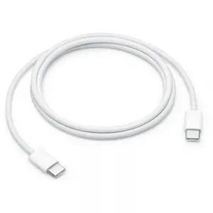 Apple Câble de charge pour iPhone 15 Series ,60W USB-C 1M (blanc)