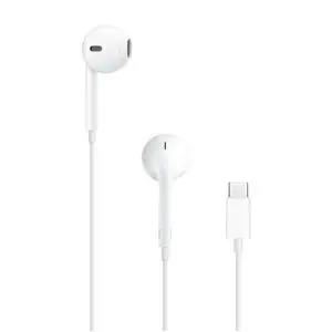 Apple EarPods, Écouteurs iPhone 15,Câble USB-C,Blanc