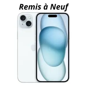 Apple iPhone 15 Plus 128 Go - 6.7-inch - bleu ciel – Remis à Neuf
