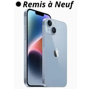 Apple iPhone 14 normal 128GB - 6,1-inch - Bleu - Bionic A15 - Remis à Neuf