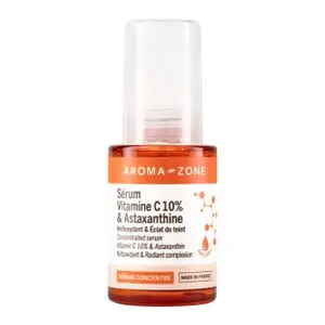 AROMA ZONE Sérum ORIGINAL Concentré Vitamine C 10% &amp; Astaxanthine - ORIGINE FRANCE