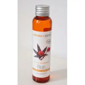 AROMA ZONE Huile Végétale De Ricin Bio - 100ml - Origine France