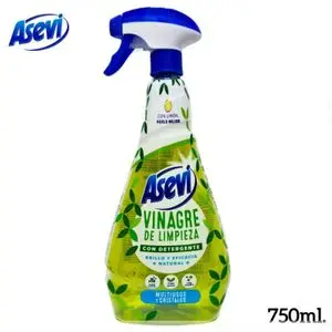 Asevi Spray Nettoyant, Vinaigre de Citron Multi-usages - 750ml