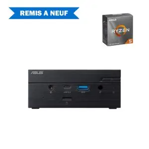 Asus Mini PC PN50 AMD Ryzen R5-4500U à 6 cœurs RAM 16GB SSD NVMe 256GB Carte Wifi intégré Radeon Graphics Remis à Neuf