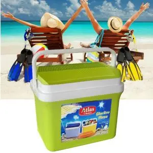 Atlas Glacière 28 Litres avec poignée de transport, Conservation 24h
