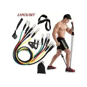Autre 5 Bande résistance 11 pièces pour exercice fitness gym yoga cross fitness 1er qualité