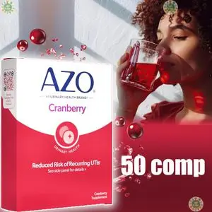 Azo AZO, Cranberry® Urinary Tract Health, 50 Caplets, Cranberry®, Santé des voies urinaires