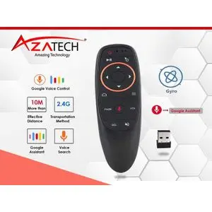 AZATECH Air Mouse 2.4G Voice Remote USB Receiver Wireless Smart Mouse for Android TV-box Projector