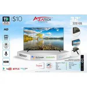 AZATECH TV 32"  32S10S – Android TV HD