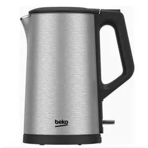 Beko Bouilloire électrique en inox 1,5L 2150w filtre anti-calcaire, WKM7322I