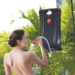 Bestway Douche Solaire Portable de Camping 20L - Douche d'Extérieur Chauffée par Énergie Solaire