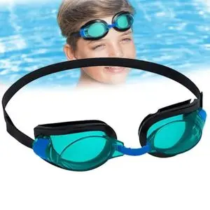 Bestway Lunettes de Natation Pour Enfants Courroie En Silicone +7 Ans