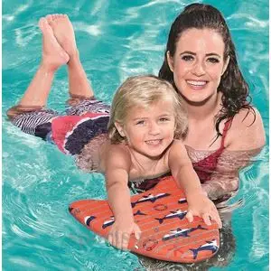 Bestway Mini Planche de Natation Pour Garçon Motif Requin 42X32X3.5Cm 3-6 Ans
