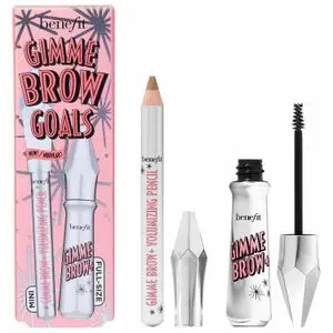 Benefit Cosmetics Gimme Brow Goals Volumizing Brow Gel &amp; Brow Pencil Set 03 Light Brown
