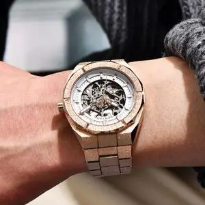 Benyar Montre mécanique automatique pour homme, modèle 2025, de luxe, étanche jusqu'à 50M , en acier inoxydable, 41 mm