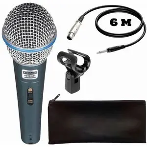 Beta Microphone dynamique Vocal micro pour PC DJ Mixer Microphones karaoké