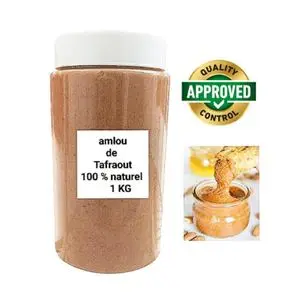 Bio Amlou aux amandes douces naturelles / Qualité approuvé de région Tafraout - 1 kg