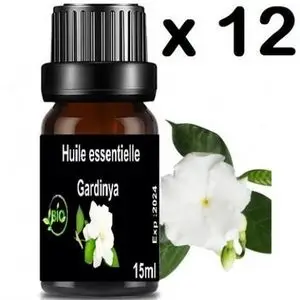 Bio 12 Huiles Essentielle de gardenia 9x15ml, 100% Pures et Naturelle