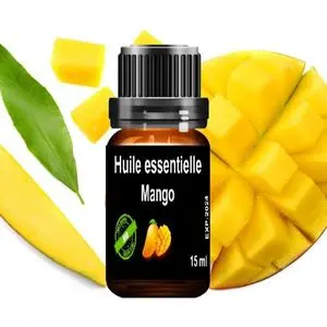 Bio huiles essentielles de mangue pures pour humidificateur, diffuseur de parfum aromatique