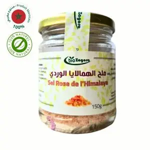 bio Zagora Sel Rose de l'Himalaya 150g, Sel Pur Sans Additifs 100% naturel