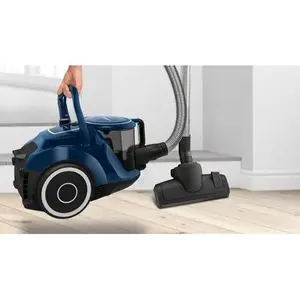 Bosch Aspirateur sans sac moteur puissant avec filtre Hepa couleur bleu
