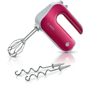 Bosch Batteur électrique Styline - 500W - 5 vitesses + Pulse - FineCreamer - Rouge
