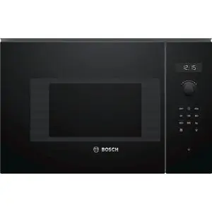 Bosch micro-ondes encastrable en verre noir série6 20L Autopilot7 ouverture électronique 60x38cm