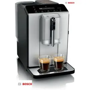 Bosch Machine à café tout-automatique VeroCafe Argent soie, Réservoir d'eau, broyeur TIE20301