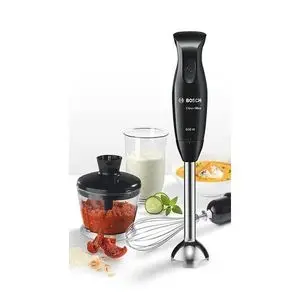 Bosch Mixeur plongeant 2650B 3en1,blender, batteur et hachoir ,noir ,600w