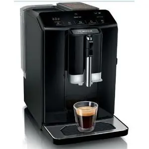 Bosch machine à café Entièrement automatique ,5 prog, Noir lustré Machine à expresso 1,4 L