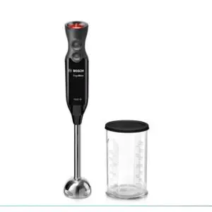Bosch Mixeur plongeant en acier inoxydable lames QuattroBlade 12vitesses 1000w noir