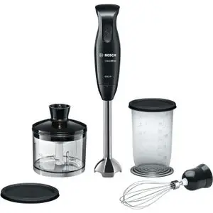 Bosch Mixeur plongeant 3en1, blender, batteur et hachoir ,système QuattroBlade ; 600w