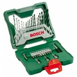 Bosch Coffret 33 pièces  S-line Forêts et embouts métal , Pierre , bois , Brique