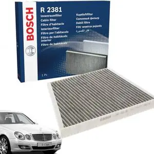 Bosch Filtre d'habitacle Charbon Actif Mercedes E-class W211