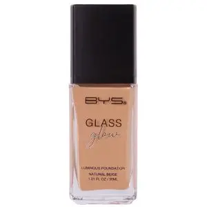BYS Cosmetics Glass Glow Luminous Foundation Natural Beige