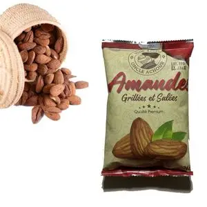 ONCLE ACHOUR Amandes salées 200 g.