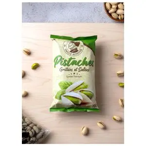 ONCLE ACHOUR Pistaches Coques Grillées au sel 200 g.